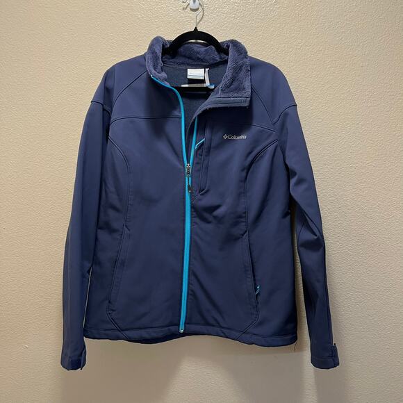 Columbia Omni-Wind Block Breatheable Windproof Navy Blue Full Zip Jacket Size XL - Picture 3 of 9